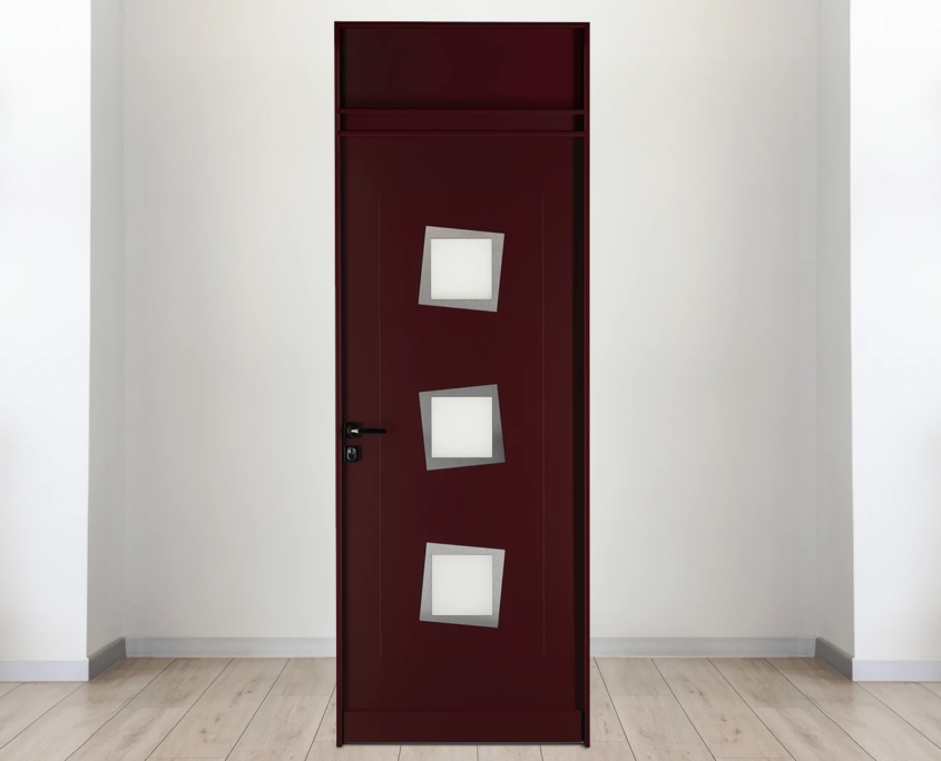 Porte blindee fichet Stylea SI imposte pleine